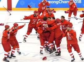 The Russian Olympic Committee comes into the 2022 Olympic Games as the favorite in menâ€™s hockey, in large part due to a deep pool of KHL talent. (Image: Harry How/Getty)