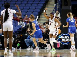 The South Carolina Gamecocks enter the Womenâ€™s Final Four as favorites over the field to win a national championship. (Image: Sarah Stier/Getty)