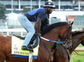 Epicenter did everything right except win Steve Asmussen his first Kentucky Derby. The 4.10/1 favorite adn Derby runner up is questionable for the Preakness Stakes. (Image: Churchill Downs/Coady Photography)