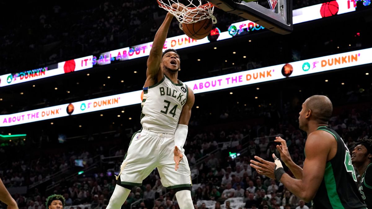 Greek Freak Triple-Double Celtics Boston Milwaukee Bucks Game 1