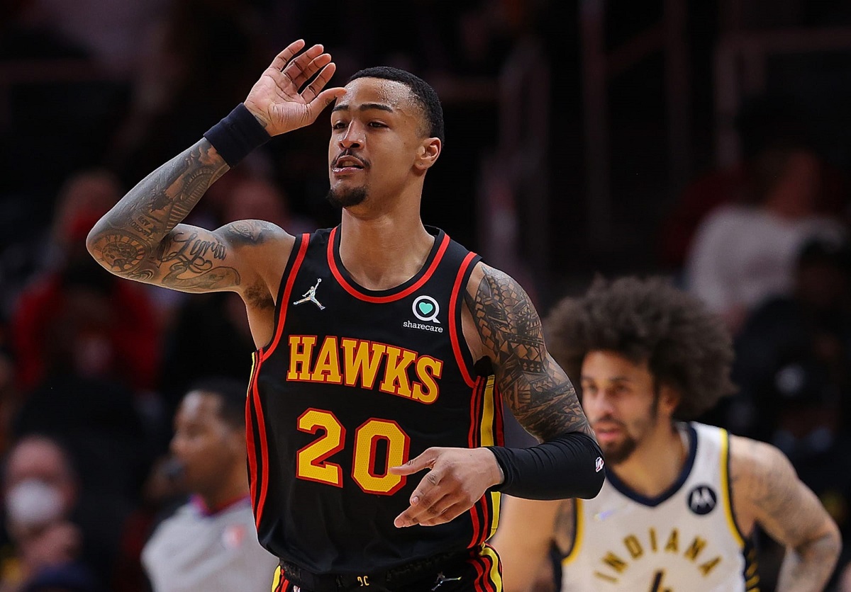 John Collins Atlanta Hawks trade rumors Kings Trail Blazers lottery pick