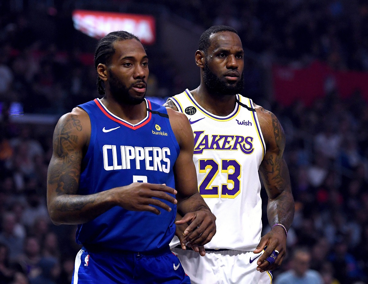 NBA Futures 2023 Championship LeBron James Kawhi Leonard Los Angeles LA Clippers Lakers