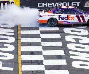 Denny Hamlin and Kyle Busch both get DQ'd at Pocono.