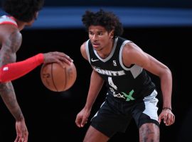 Jalen Green made headlines when he joined Ignite, a G League team, over college. Now playing for the Houston Rockets, Green has no regrets. (Image: Juan Ocampo/Getty)