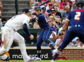 American League right fielder Aaron Judge of the New York Yankees (99) at bat during the 2021 MLB All-Star Game. Mandatory Credit: Ron Chenoy-USA TODAY Sports